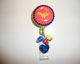 Wonder Bling Handmade Retractable badge reel