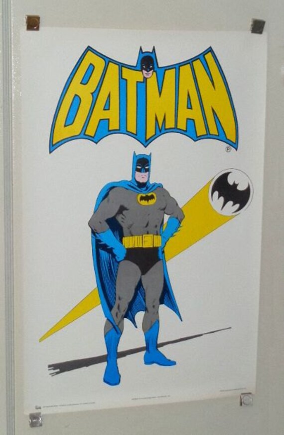 retro batman poster