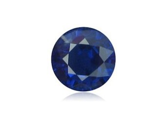 Natural Blue Sapphire Round Diamond Cut (1.0mm - 6.0mm) Loose Gemstones