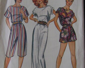 VINTAGE Butterick Pattern 4301 Misses' Jumpsuit