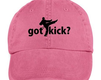 GOT KICK? KARATE Martial Arts Sport Baseball Style Cap Hat