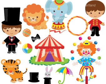 INSTANT Download. Circus clip art. Ccirc_17. Personal and commercial use.