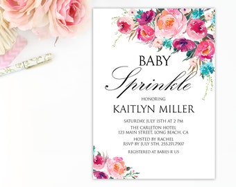 Sprinkle Invitation Etsy