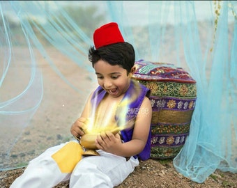 Aladdin Costume - Prince Costume - Birthday Party - Cruise - Boy Costume - Jasmine - Toddler Costume - Aladdin Outfit (4pc set)
