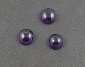 10mm Amethyst Cabochon, calibrated, purple cab, amethyst, amethyst cab, amethyst cabochon, purple stone, small cabochon, purple amethyst