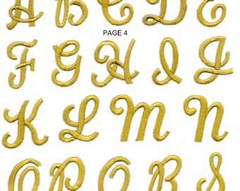 FABRIC Iron On Colourful LETTER'S NUMBER'S Embroidered Applique Motif Alphabet