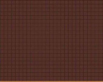 Coast to Coast Brown Grid 43008-1 by Whistler Studios for Windham Fabrics