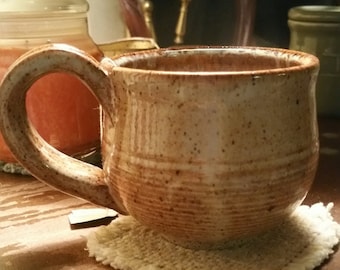 Large Stoneware Mug for coffee or soup.