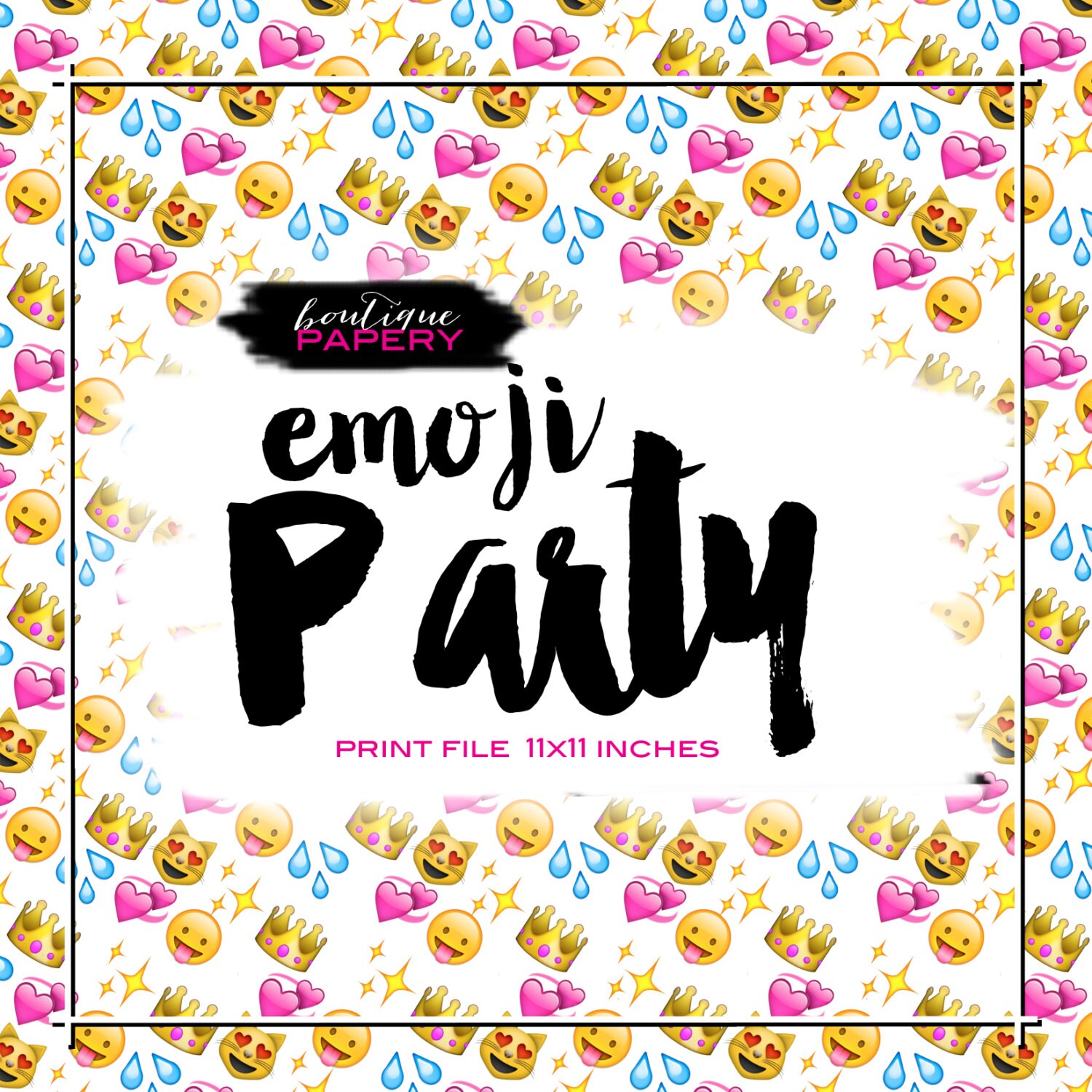 Emoji Digital Paper Emoticon Digital Background Emoji