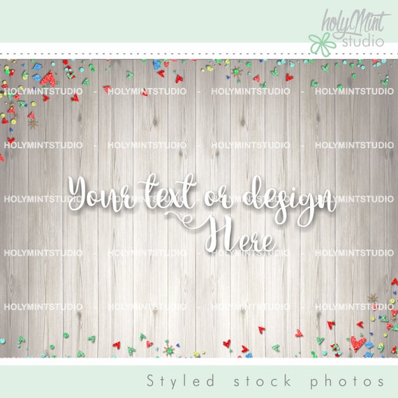 Download Party Mockup Confetti Styled Stock Photography Artwork