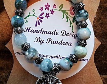 Handmade Tree Agate Bracelet