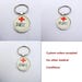 Medical alert, medical jewelry, allergy jewelry, allergy warning, nut allergy, ,sos, ICE,keyring, diabetic warning, asthma warning, epilepsy