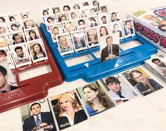 The Office TV show, Dunder Mifflin, gifts for him, gifts for her, TV show gift, The Office gift ideas, Michael Scott, Guess Who, Dwight