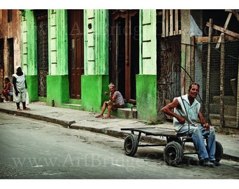 Cuba 15, Fine Art Print Black & White or Color A3/A4/A5 Size