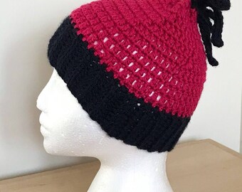Adjustable Messy Bun Hat - Adjustable Ponytail Hat - Ponytail Hat With Bow - Messy Bun Hat With Bow - Adjustable Winter Hat - Running Hat