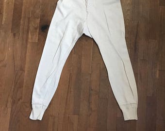 vintage 1890s 19th century antique french army issue armee clerc et fils atelier avensan long underwear