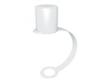 White Straw Cap - set of 20