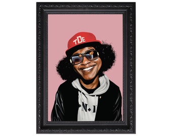 Ab-Soul Caricature Poster or Art Print