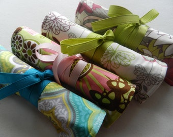 Custom Made Bridesmaids Bundle Set of 4 Travel Jewelry Rolls