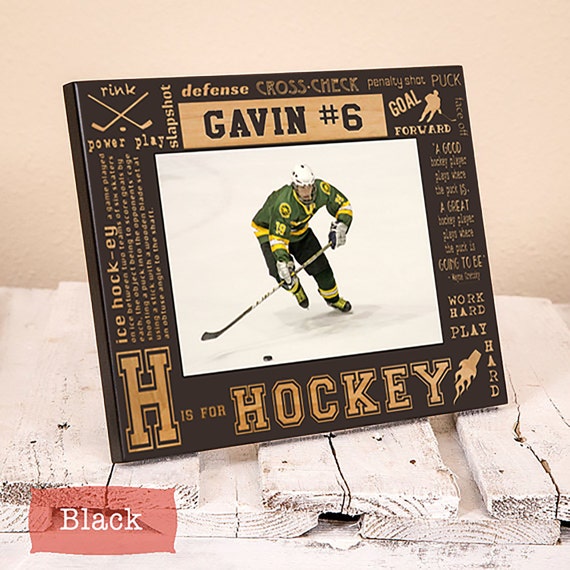 Personalized Hockey Picture Frame