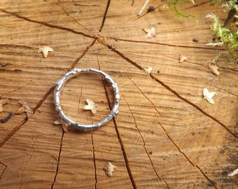 Silver Twig Ring: Branch Ring, Woodland Ring, Silver Branch Ring, Twig Ring, Nature Jewellery, Twig Jewellery, Rustic Ring, Rustic Ring