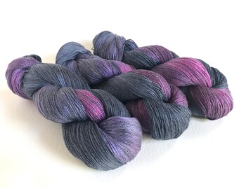 Leah Lace. Mulberry Silk/Cotton. Night Swimming