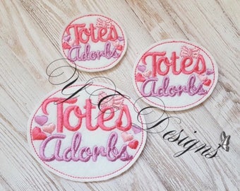 Totes Adorbs Feltie Totally Adorable Feltie Embroidery File