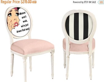 ON SALE Women aren't weak pop art chair customizable