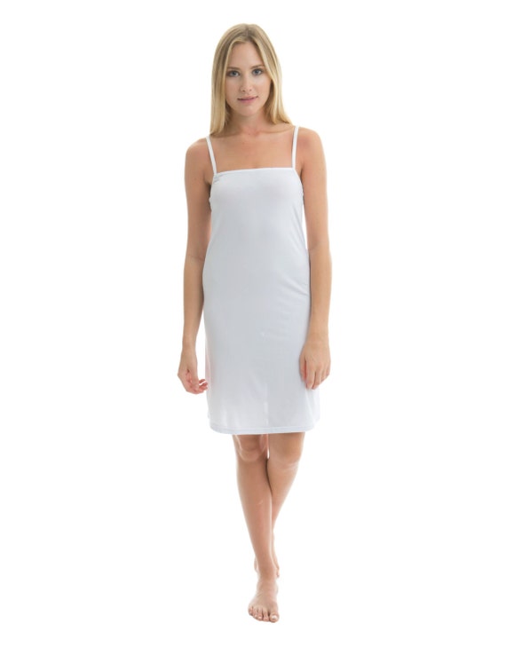 White Plain Full Slip Extender