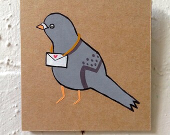 Original Mini Artwork | My Homing Pigeon