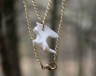 Axis Vertebrae Bone Necklace