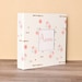 NEW // Baby Book, Baby Gift, Baby Album, Baby Memory Book, Baby Keepsake, Modern Baby Book, White w/Pink Flowers