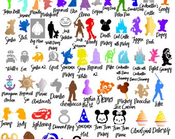 TheORIGINAL-FITBIT-Disney Inspired Characters Decals
