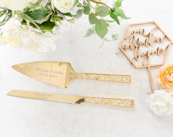  Gold  cake  server  Etsy