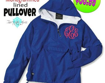 Charles River Classic Pullover ~ Monogram Pullover Jacket ~ Monogrammed Jacket ~ Monogrammed Pull Over ~ Classic Solid Pullover