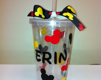 Personalized Disney Tumbler Cup Glass