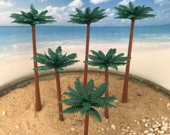 Miniature Palm Trees - Set of 6!