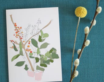 Winter Bouquet - Greeting Card