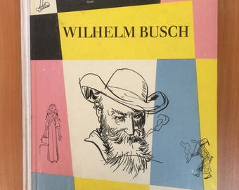 Vtg Wilhelm Busch Album Der, Kinderbuchverlag Berlin, 1960s, German Book GDR