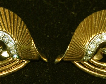 signed boucher earrings