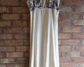 Vintage maxi with motif top