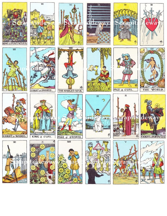 Handy image pertaining to printable tarot cards Transformative image in printable tarot cards