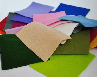 100% Pure Wool Felt Scrap Bag - 50g (approx 1.8 oz)