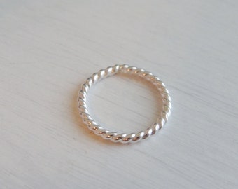 Sterling Silver Twisted Band