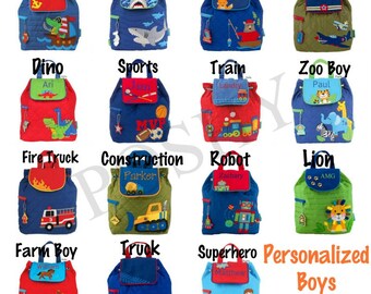 Monogrammed Toddler Backpack / Personalized Toddler backpack / girls backpack / boys backpack / 40+ designs