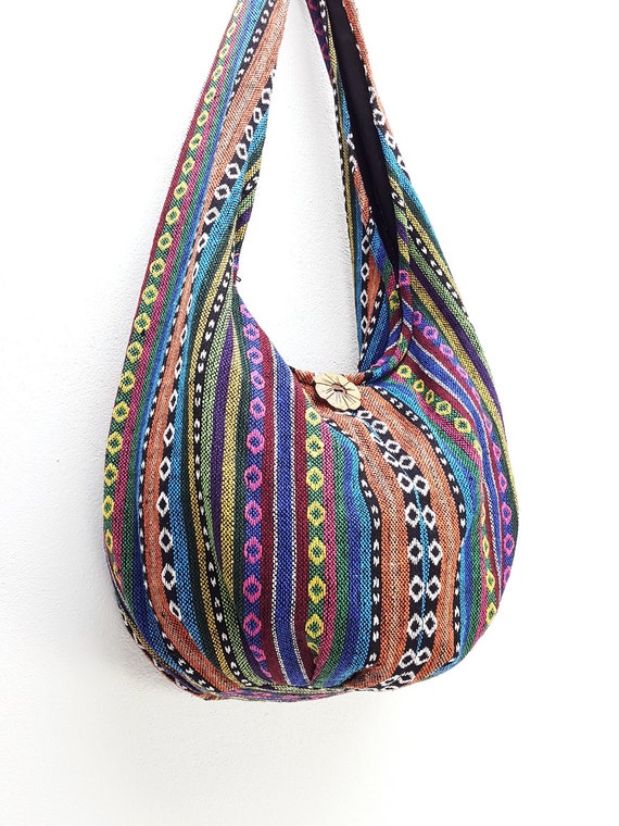 Woven Bag Handbags Purse Tote Thai Cotton Bag Tribal bag