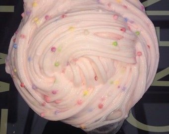 Unicorn Poop Floam Slime - Pale Pink, Candyfloss Scented Slime UK