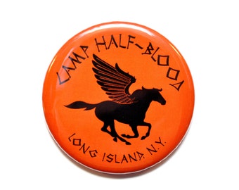 Percy Jackson Inspired Camp Half-Blood Button