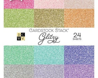 Die Cuts with a View - Glitzy - Paper Stack - 6 x 6