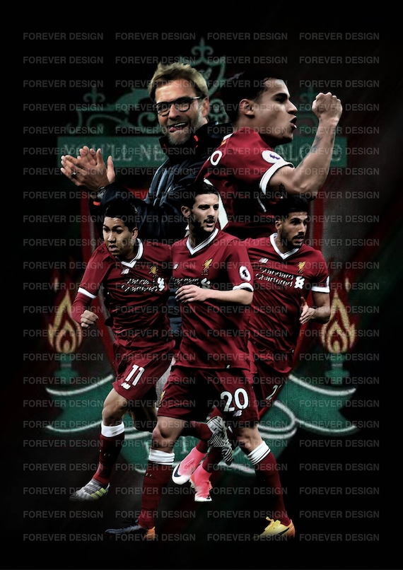 Liverpool fc 2017/2018 own design poster A3